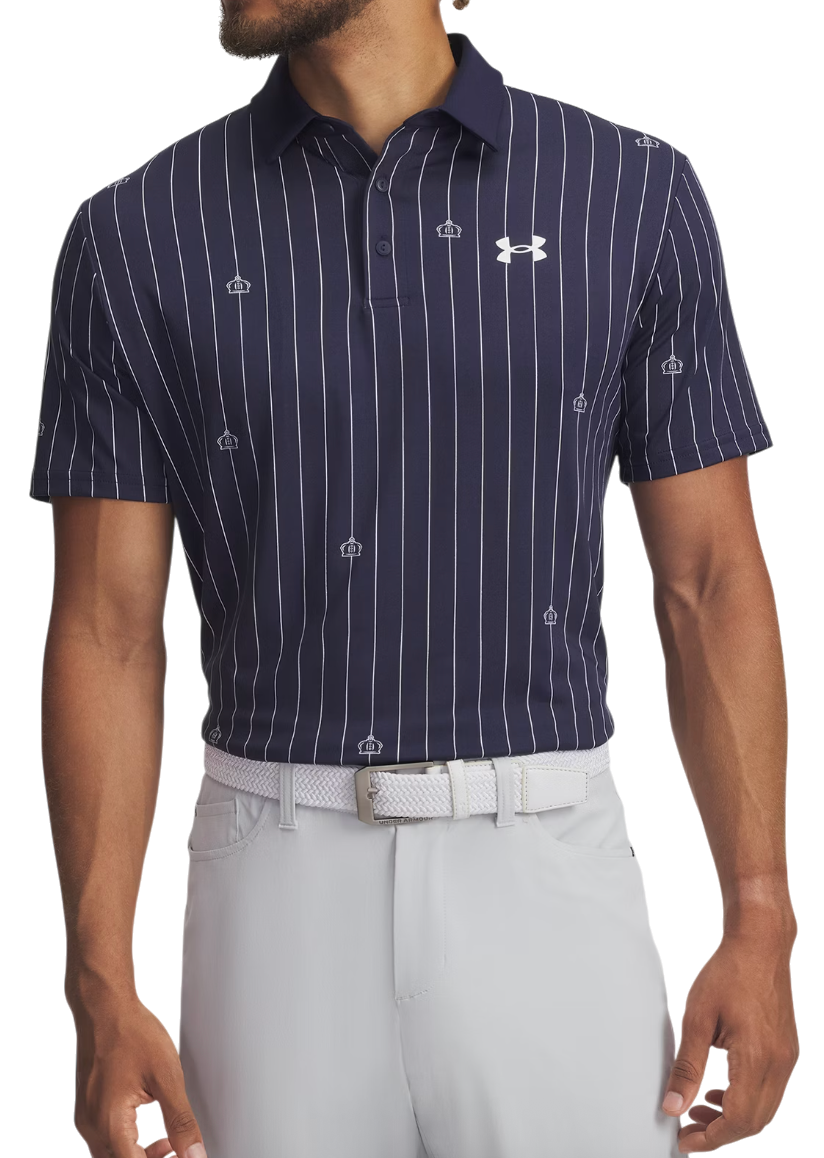 Polotröja Under Armour Playoff 3.0 Printed Golf Polo Mörkblå | 1378677-426