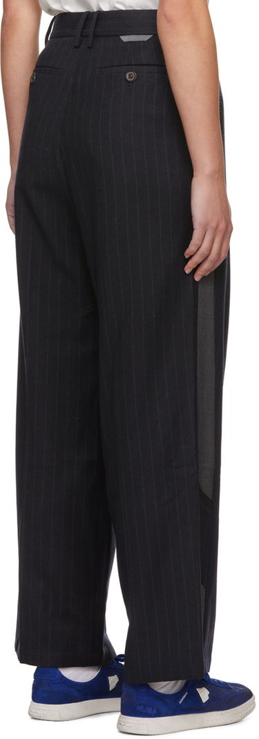 Byxor ADER ERROR Pinstripe Wide-Leg Trousers Svart | BMADFWSA0203NV, 2