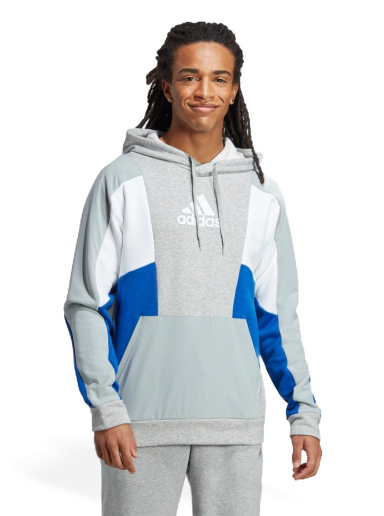 Sweatshirt adidas Performance Essentials Colorblock Hoodie Grå | HY5930