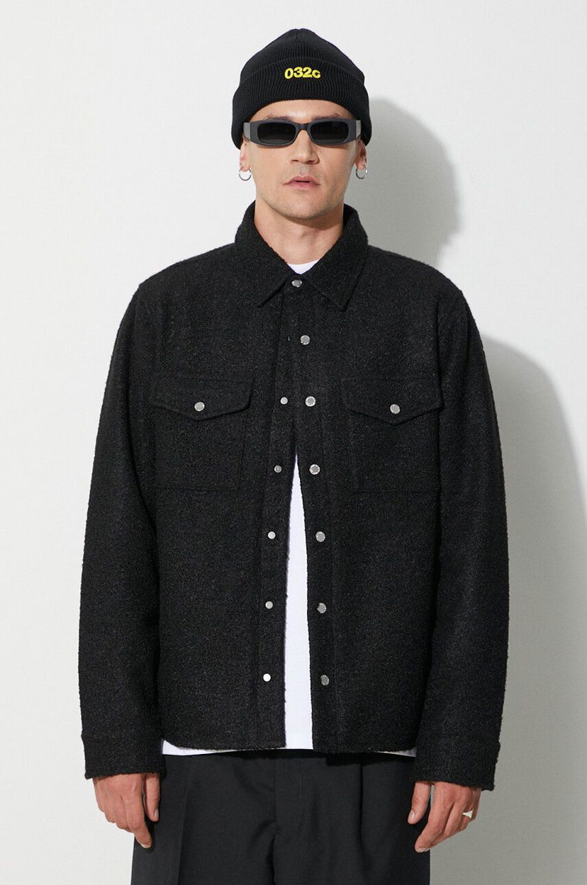 Skjorta BILLIONAIRE BOYS CLUB Billionaire Boys Club OUTDOORSMAN Overshirt Svart | B23321