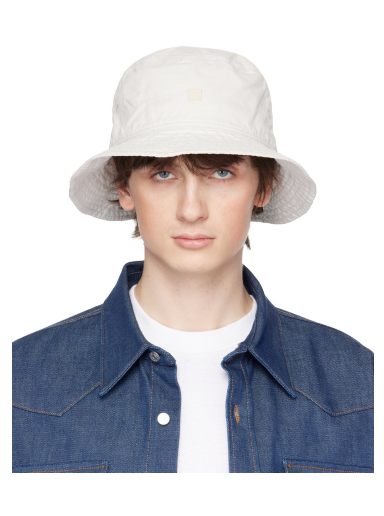 Hatt Acne Studios Embroidered Bucket Hat Grå | C40275-