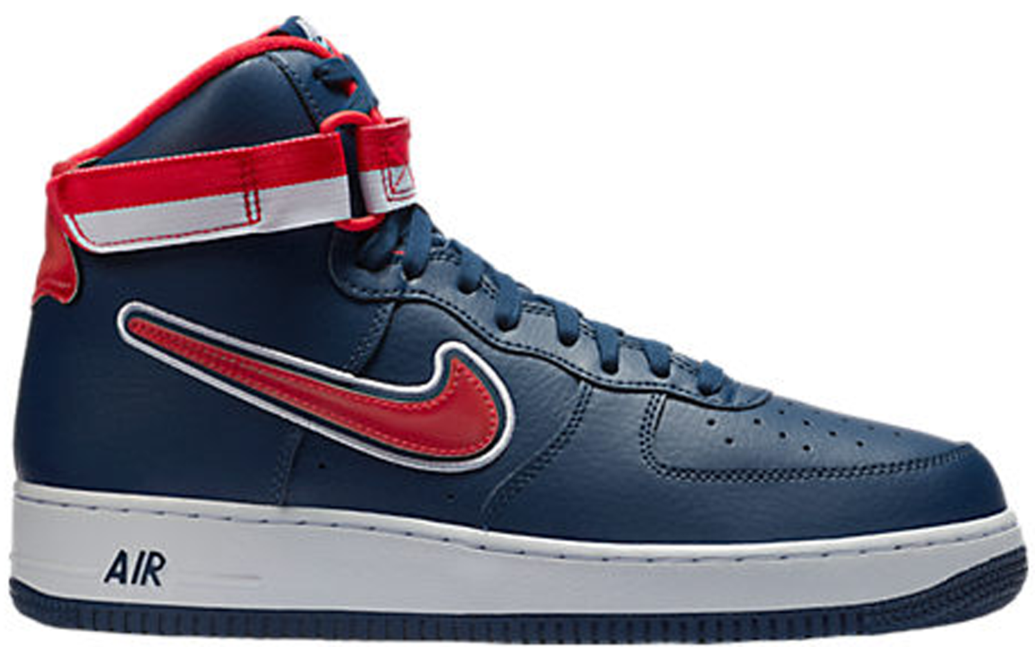 Sneakers och skor Nike Air Force 1 High Sport NBA Midnight Navy University Red Mörkblå | AV3938-400, 0