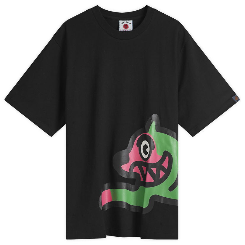 T-shirt BBC IceCream ICECREAM Jumbo Running Dog Graphic Tee, Size Medium Svart | IC24458-BLK