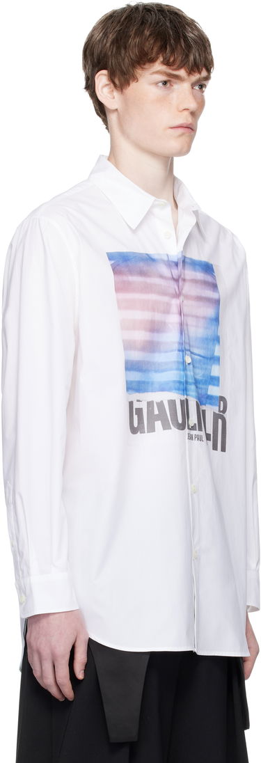 Skjorta Jean Paul Gaultier Jean Paul Gaultier Oversized Air Shirt Vit | 25/03-U-ST030-W013P-015634, 1