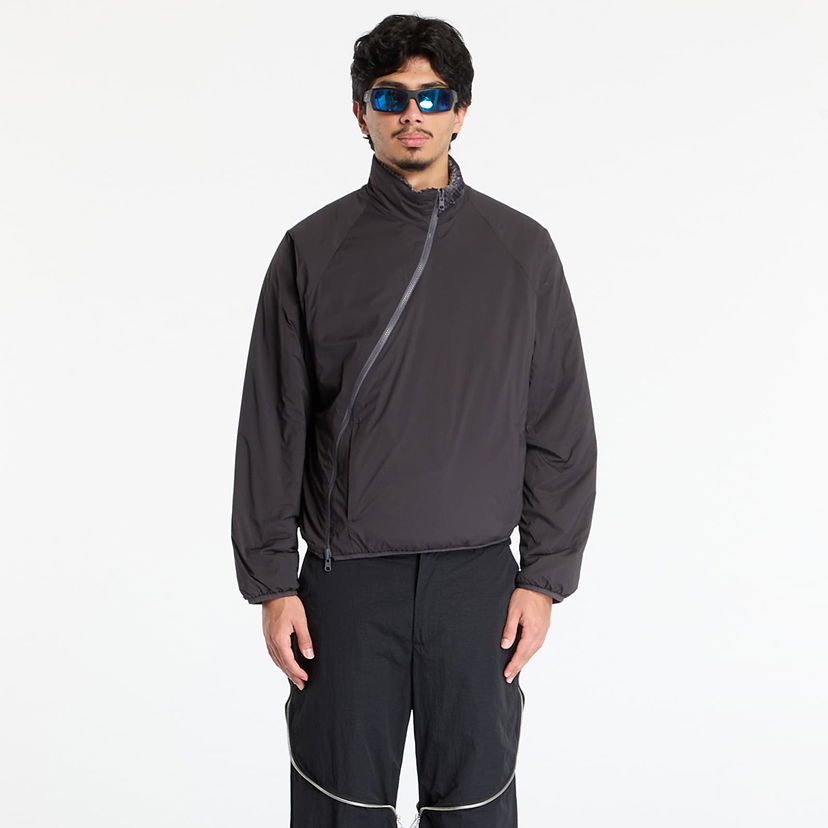 Pufferjacka Post Archive Faction (PAF) Asymmetrical Zipper Padded River Jacket S Svart | A1-003CC