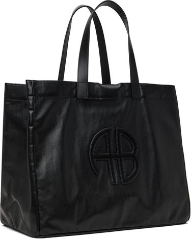 Tygpåse Anine Bing Large Leather Tote Bag Svart | A-13-2148-005, 4