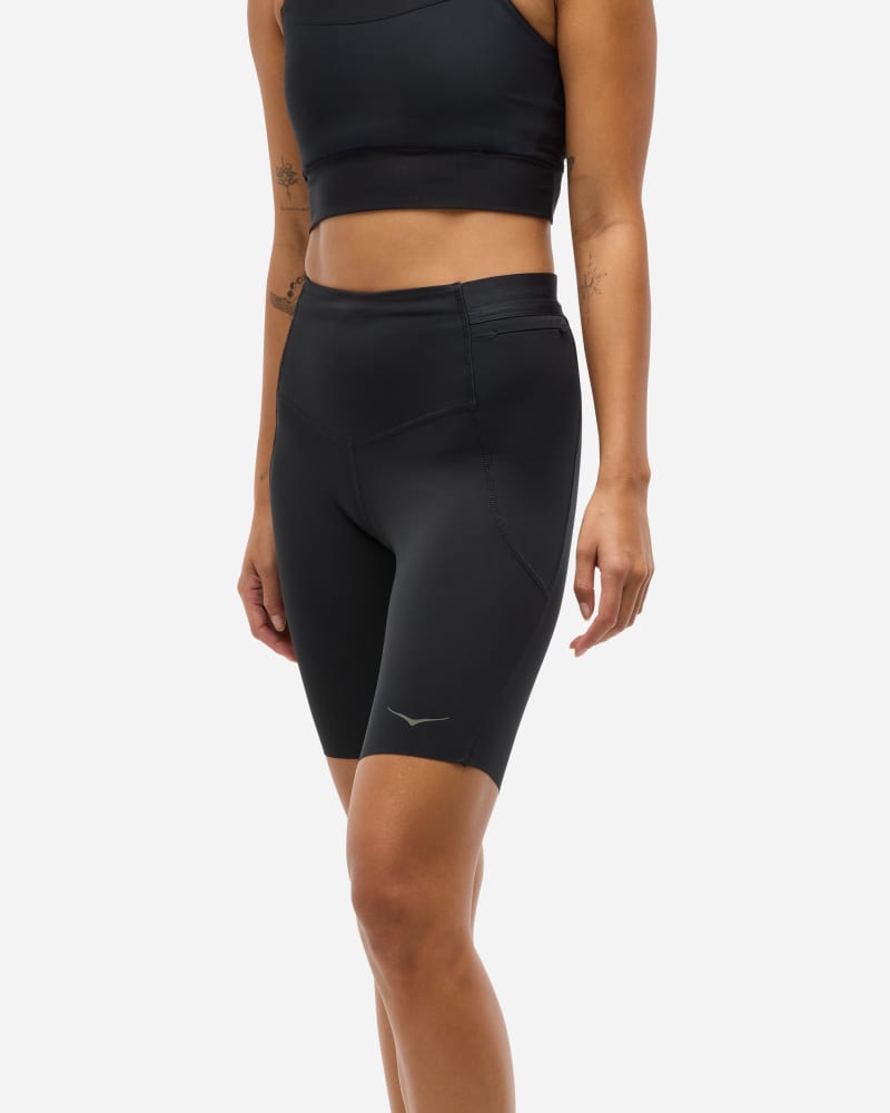 Shorts Hoka One One Novafly 9" Knit Shorts, Size Large Svart | 1164150-BLK