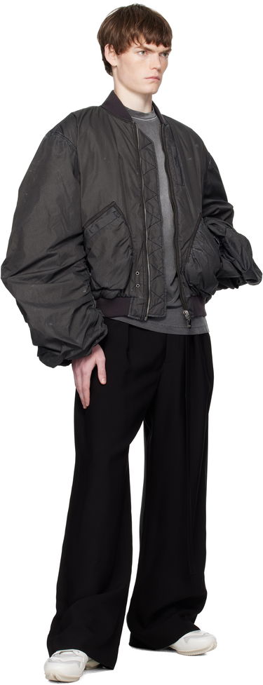 Bomberjacka We11done We11done Washed Nylon Bomber Jacket Svart | WD-JP2-25-059-U-BK, 3
