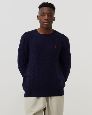 Sweater Polo by Ralph Lauren Jersey Pullover Mörkblå | 710876762002, 2
