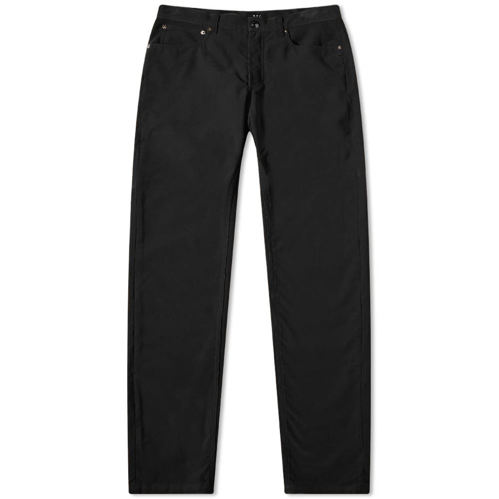 Byxor A.P.C. Petit Standard Corduroy Jeans Svart | CODBX-M09002-LZZ, 0