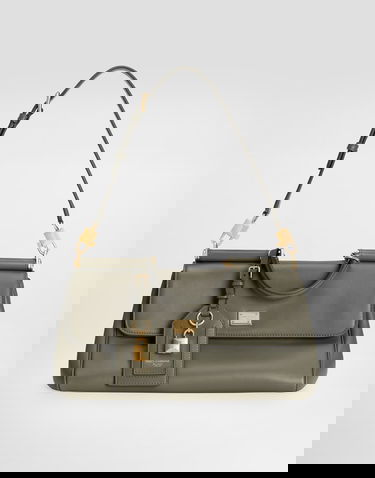 Handväska Dolce & Gabbana Dolce & Gabbana My Sicily Leather Top-Handle Bag with Lock Charm Grön | BB7782B732180560, 3