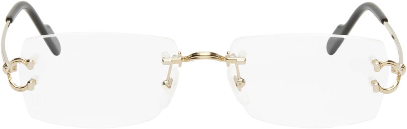 Solglasögon Cartier Cartier Décor C Classique Rimless Glasses Metallisk | CT0563O-001