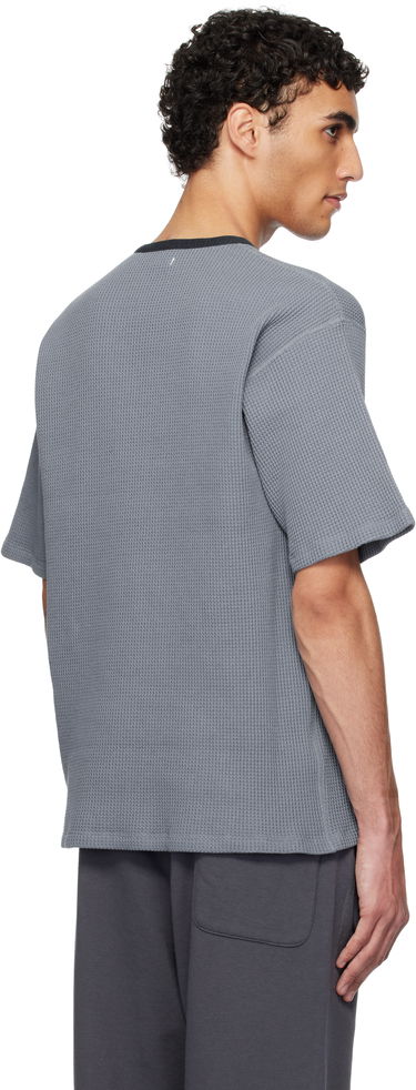 T-shirt NANAMICA Nanamica Henry Neck Thermal Sweat Henley Grå | S25SH104U, 2