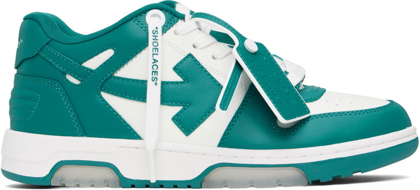 Sneakers och skor Off-White Off-White Out Of Office Grön | OMIA189S25LEA0024801
