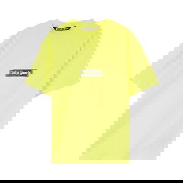 T-shirt Palm Angels Garmet Dyed Box Logo Tee Gul | PMAA065F22JER0011801, 1