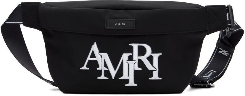 Midjeväska AMIRI AMIRI Staggered Belt Bag Svart | AMBGSO1016