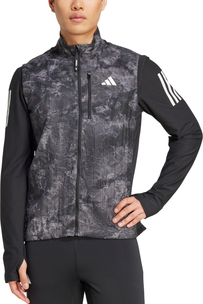 Väst adidas Originals Own the Run Spray Dye Vest Svart | jn9684, 0