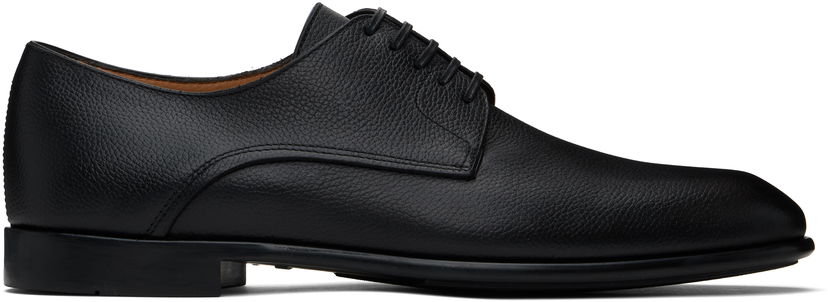 Skjorta FERRAGAMO Ferragamo Two Tone Derbys Svart | 774037