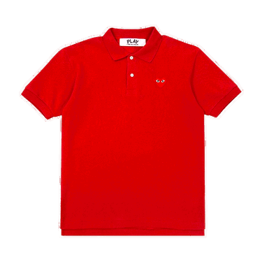 Polotröja Comme des Garçons Play Big Heart Polo T-Shirt Röd | AZ T006 051 4, 0