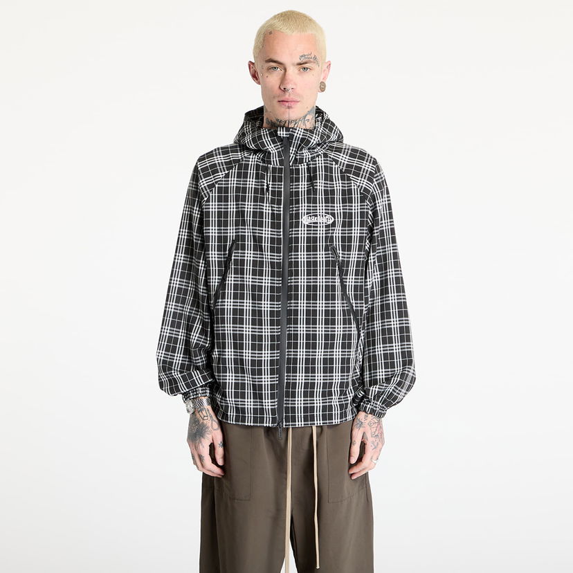 Vindjacka Wasted Paris Wasted Paris Yard Tartan Windbreaker Svart | WP_000273