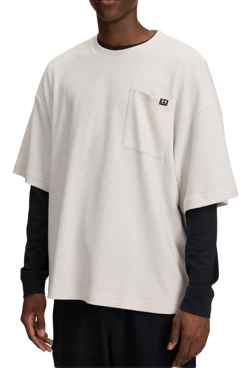 T-shirt Under Armour Rival Waffle Crew Neck Pocket T-Shirt Vit | 1383106-110