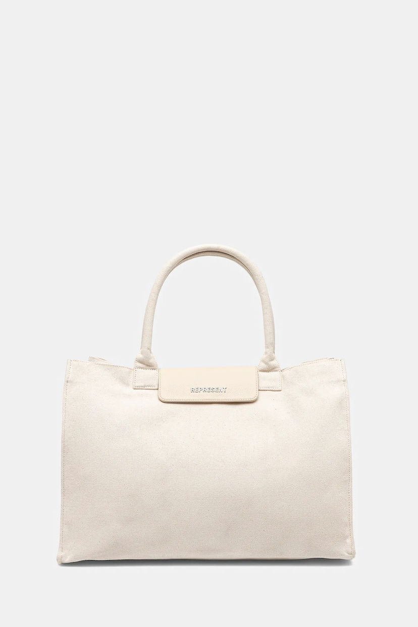 Tygpåse Represent Clo Canvas Tote Bag Beige | MLM81137.31