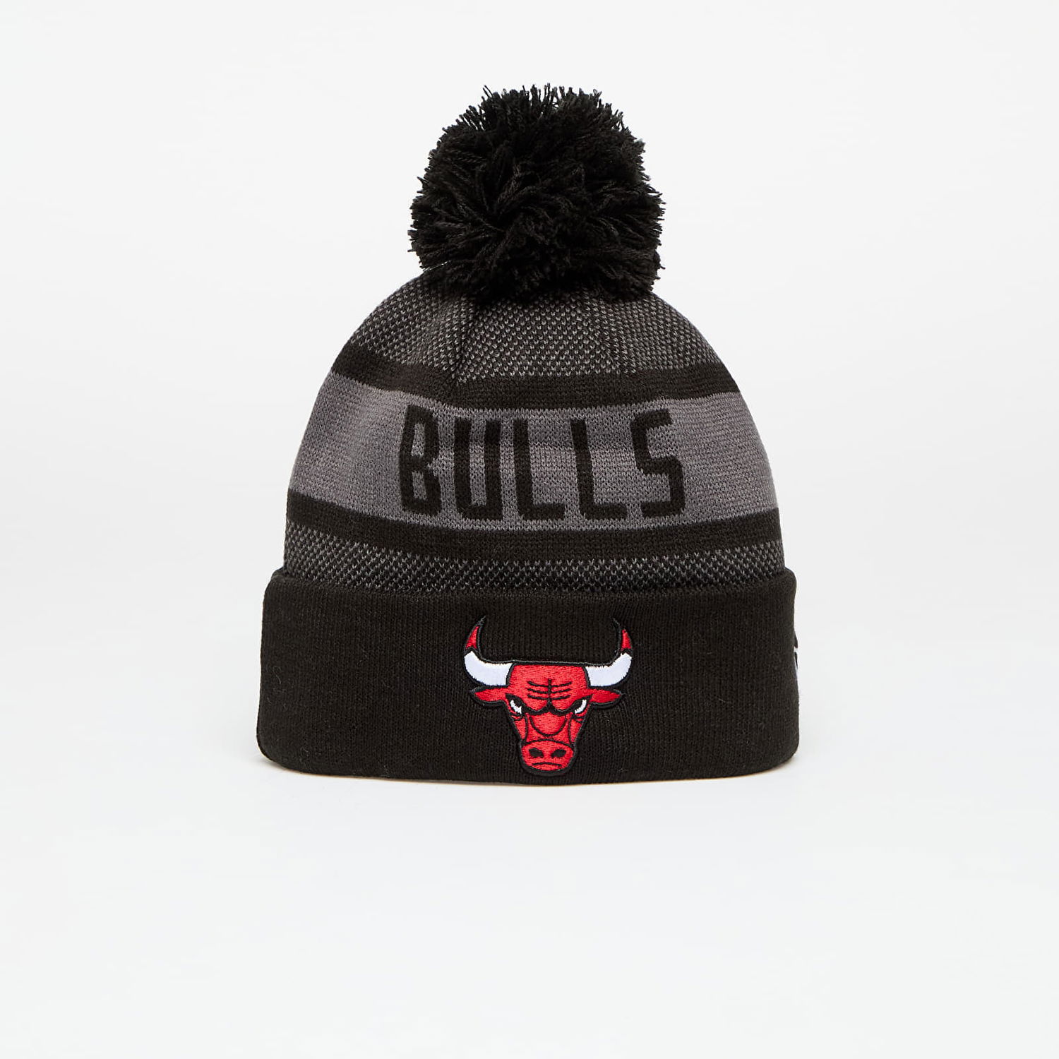 Mössa New Era Chicago Bulls Knit Medium NBA Jake Cuff Beanie Svart | 60565217, 0
