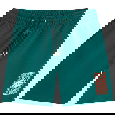 Shorts Casablanca Casablanca Gothic Logo Sweat Shorts, Size Large Grön | MS25-JTR-003-02, 1