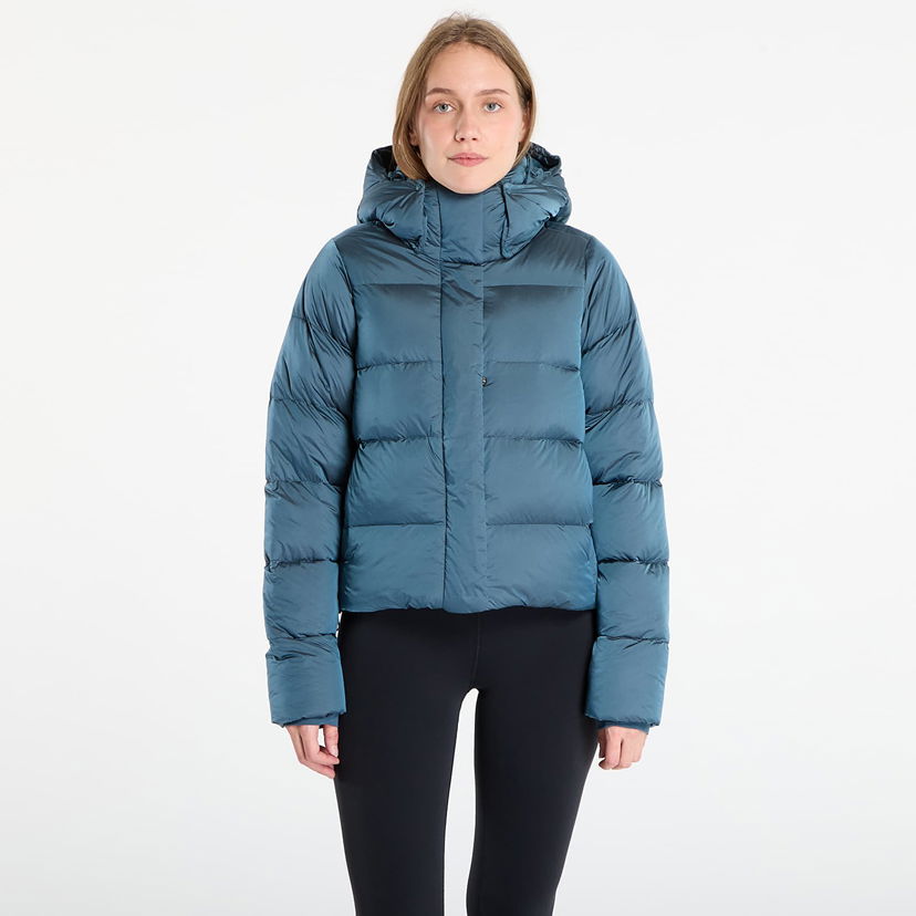 Pufferjacka Columbia Columbia Amaze Puff Hooded Down Jacket Blå | 2133714429