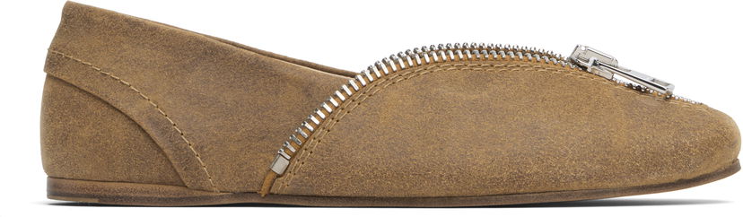 Sneakers och skor JW Anderson Biker Ballerina Flats Brun | BL0032-LA0319