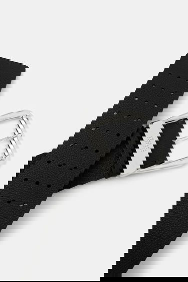 Bälten Maison Margiela MM6 Maison Margiela Leather Belt Svart | SA5TP0016.P8326.T8013, 1
