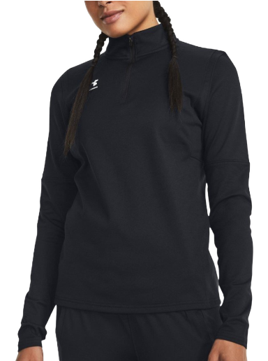 Sweatshirt Under Armour Challenger Midlayer Sweatshirt Svart | 1379601-001