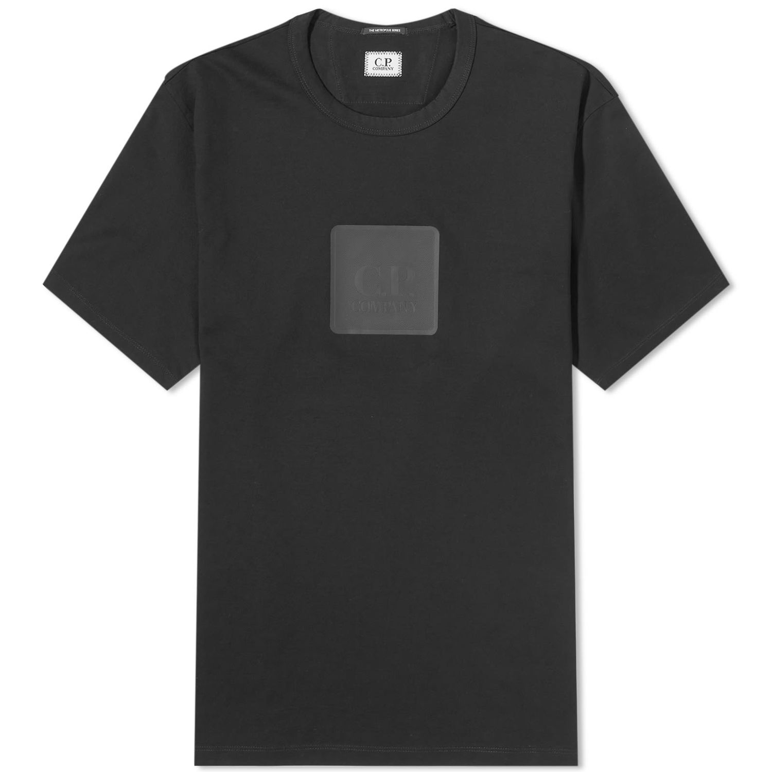 T-shirt C.P. Company Mercerized Logo T-Shirt Svart | 15CLTS197A-006370W-999, 0