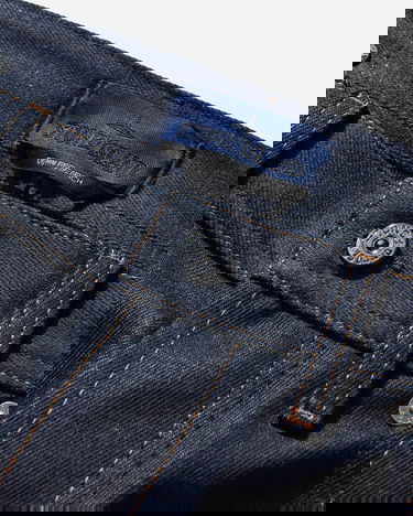 Jeans Stone Island Indigo Denim Raw Loose Jeans Mörkblå | K2S15-J100006-S00J8 VJ200, 3