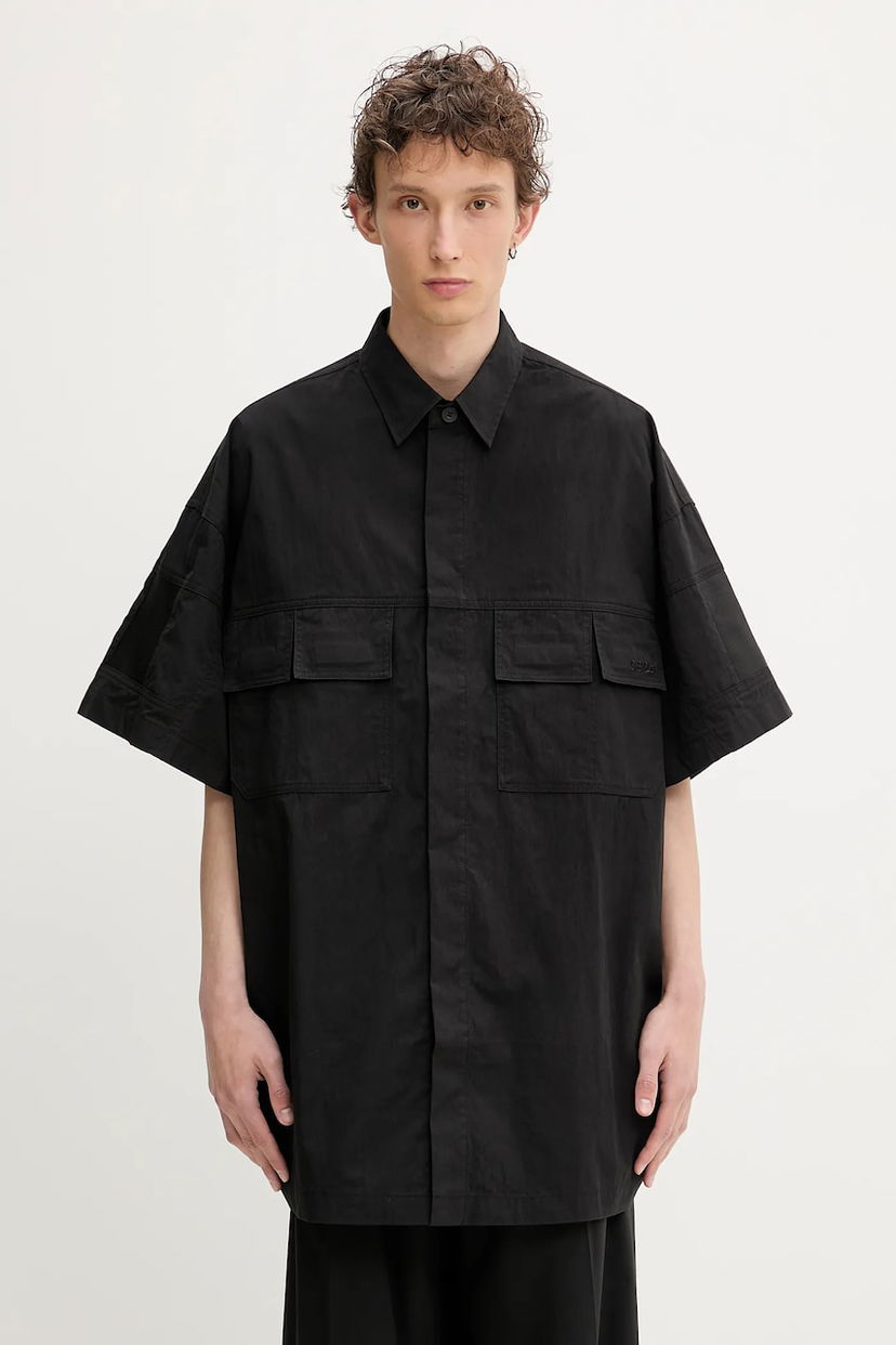 Skjorta 032C 032C 'My Own Mind' Relaxed Fit Shirt Svart | S25.MRW.1301.000