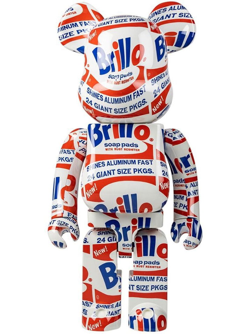 Samlarobjekt Medicom Toy Andy Warhol "Brillo" BE@RBRICK figure - White Flerfärgad | MEDI010519619601