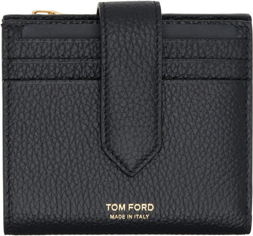 Plånbok Tom Ford Tom Ford Soft Grain Leather Wallet Svart | Y0399-LCL158G