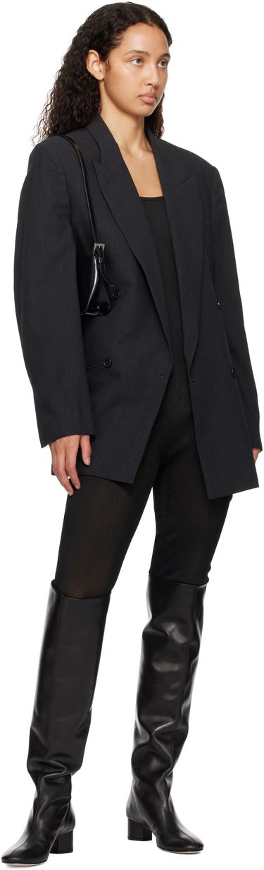 Kläder Aeyde Aeyde Willa Over-the-Knee Boots Svart | A11-KB-DUBR45RO115-FW24-800-001, 4
