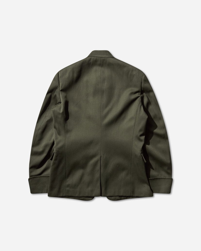 Jacka Comme des Garçons Wool Blazer Grön | PP-J001-W25 1