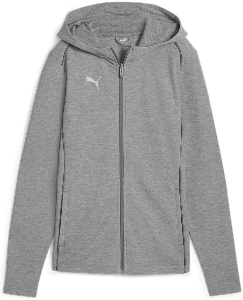 Sweatshirt Puma teamFINAL Casuals Hooded Jkt Wmn Grå | 658531-33