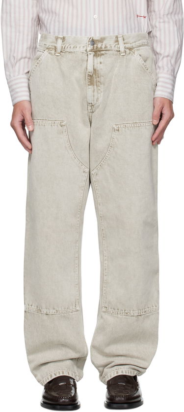 Jeans Carhartt WIP Carhartt WIP Double Knee Jeans Beige | I035825, 0