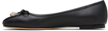 Sneakers och skor Jimmy Choo Jimmy Choo Elme Pearl Ballerina Flats Svart | ELME FLAT, 2