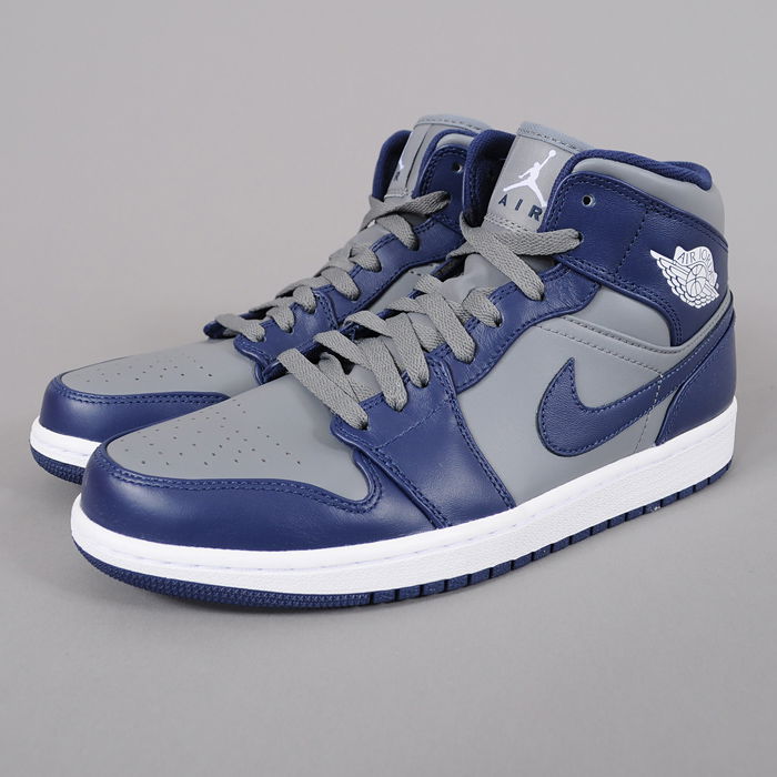 Sneakers och skor Jordan Air Jordan 1 Mid ''Georgetown'' Mörkblå | 554724 006, 1