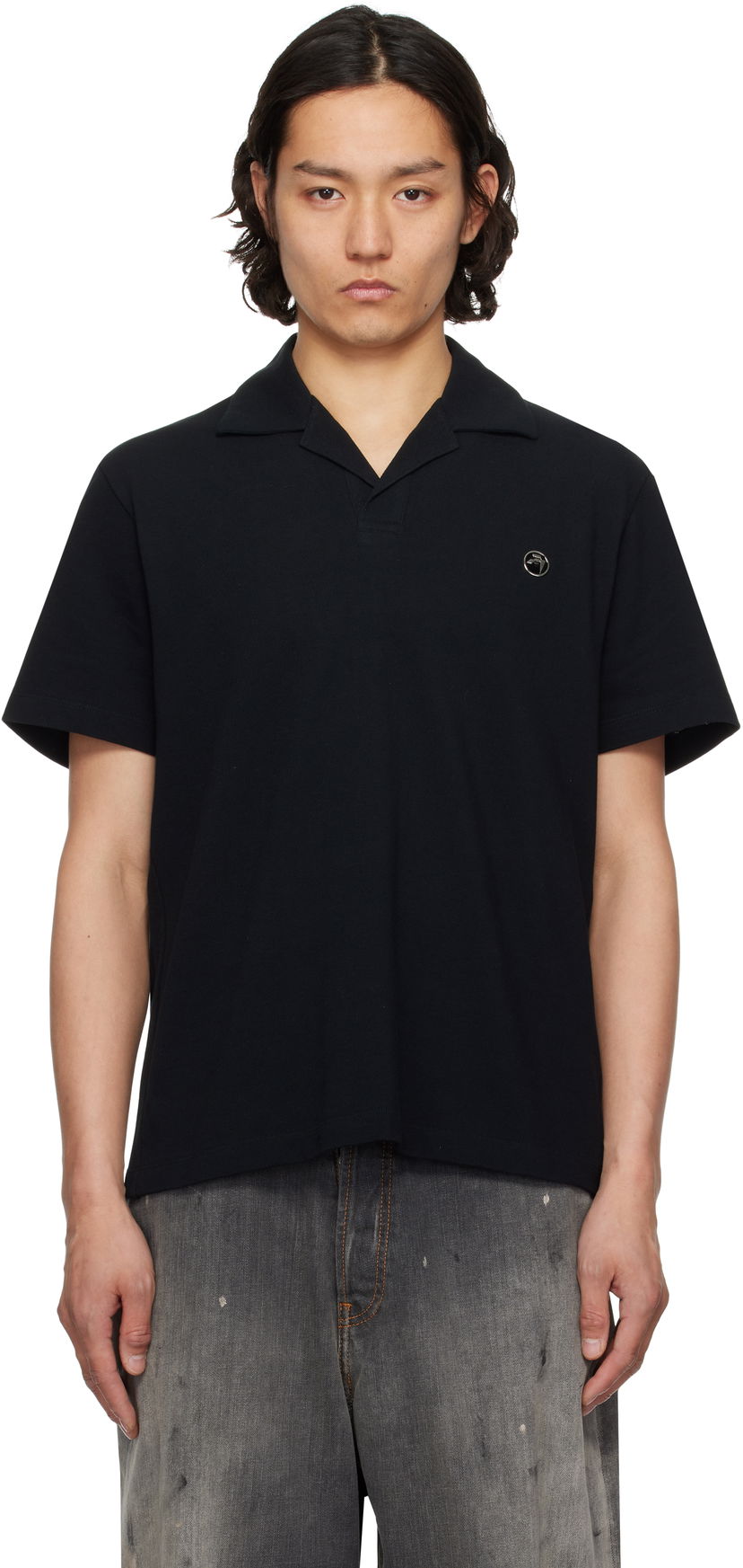 Skjorta Ambush AMBUSH Logo Polo Svart | 12115323