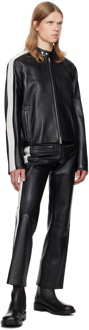 Jacka Courrèges Courrèges Contrast Biker Jacket Svart | 324LBL199CV0005, 3