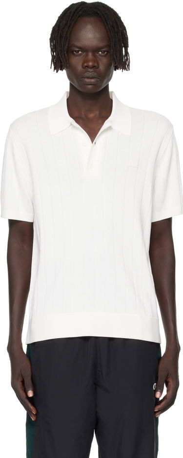 Polotröja Lacoste Ribbed Knit Polo Vit | AH5339_70V, 0