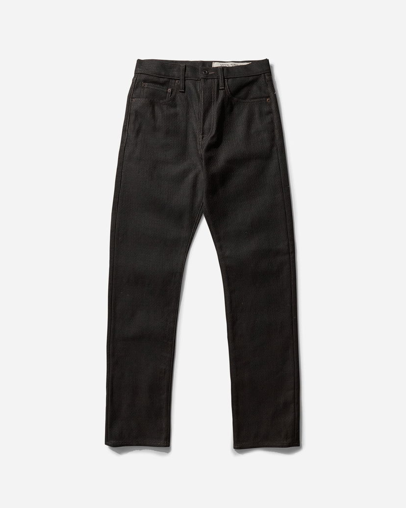Jeans KAPITAL Century Denim Monkey Cisco Black Pants Svart | KAP-305A 1