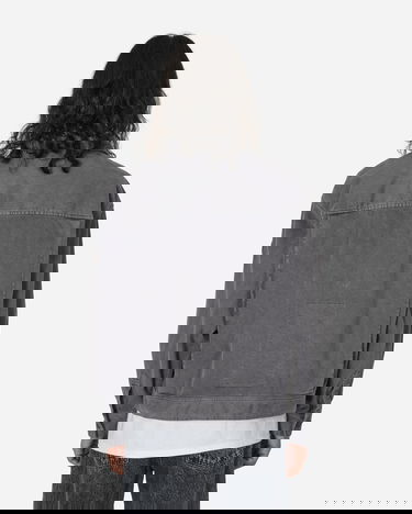 Jacka Cav Empt Overdye Brushed Cotton Button Jacket Charcoal Grå | CES25JK12 CHCL, 3