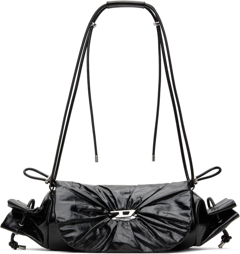 Axelväska Diesel Scrunch Shoulder Bag Svart | X10182 P1003