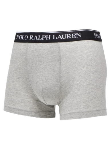 Boxare Polo by Ralph Lauren Cotton Trunk - 3 Pack Andover Heather Grå | 714835885005